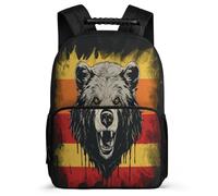 TPISLI Mochila Estampado de hamburguesa Escolar Para Niños Mochila León, rey de los Sol bohemioes Secundaria Para Estudiantes Adolescentes Duradera Resistente Grande Niña