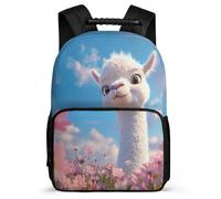 TPISLI Mochila Estampado de Kawaii Alpaca para Niñas Colegio Primaria, Mochila Escolar Motivo Animal 8-12 Años, Bookbag, Primaria Viaje, Cómoda para Libros Cuadernos