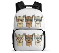 TPISLI Mochila Estampado de Kawaii Alpaca para Niñas Colegio Primaria, Mochila Escolar Motivo Animal 8-12 Años, Bookbag, Primaria Viaje, Cómoda para Libros Cuadernos