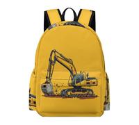 TPISLI Mochila Excavator Escolar Adolescente Ligera, Mochila Vehicles Machinery Instituto para Juveniles 10 A 15 Años, Mochilas Escolares para Viagem & Escola