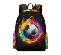 TPISLI Mochila Football Design Instituto para Adolescentes, Mochilas Escolares Juveniles 7 A 13 Años con Soccer Lover, Mochilas Grande para Viagem & Escola