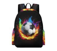 TPISLI Mochila Football Pattern Primaria para Adolescentes, Mochilas Escolares Niñas con Football Lover Mochila Colegio Moda para Chicas de 11 A 13 Años