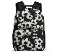 TPISLI Mochila Footballs para Niño Niña 6-11 Años Mochila Infantil Fútbol 3D Balón Cursos 3-5 School Bag, Bolsillos Laterales Espalda Acolchada Vuelta al Cole