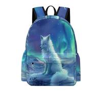 TPISLI Mochila Fox Motif Escolar Adolescente Ligera, Mochila Animal Aurora Instituto para Juveniles 10 A 15 Años, Mochilas Escolares para Viagem & Escola