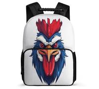 TPISLI Mochila Gallo Escolar Para Niños Niño Informal Grande, Mochila Pollo Galo Francés Colegio De Nailon Fieltro Mochilas Escolares Para Niña Primaria Y Secundaria De Grados 2 A 8