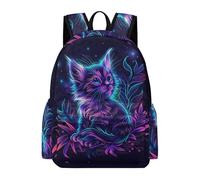 TPISLI Mochila Gatito Escolar Para Niña, Mochilas Niñas 6 8 10 12 Chicos, Mochila Colegio Niños De Viaje Con Animal Gato, 30 X 15 X 42 Cm