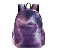 TPISLI Mochila Gatito Niña, Mochilas Gatito Niño Escolares Mochila Gato Infantil 8-16 Años Para Escolar Ajustar Carpeta A4 Con Bolsillos Laterales