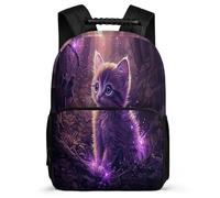 TPISLI Mochila Gato para Niñas 7-11 Años, Mochila Colegio Bonito Gatito Escolar Ligera, Bookbag, Espalda Acolchada, Asa Reforzada, Escuela Diario