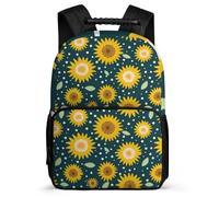 TPISLI Mochila Girasol Escolares Para Niño Adolescentes, Mochila Infantil Niña Grande Con Flor, Mochilas Colegio De Viaje Casual Para Chicas 10 12 14 Años