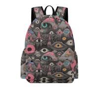 TPISLI Mochila Graffiti Eye Art Instituto para Adolescentes, Mochilas Escolares Juveniles 7 A 13 Años con Colourful, Mochilas Grande para Viagem & Escola