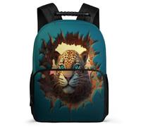 TPISLI Mochila Guepardo Escolar Mochila Animal Leopardoooo De Gran Capacidad Kids Backpack Travel Laptop Bookbag Regalo Para Niños Backpack Kids Schoolbag Adjustable Straps
