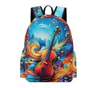 TPISLI Mochila Guitarra para Chicos Clase 5-7 Mochila Instituto Música Amante para Chicas Estudiantes School Bag, Daypack Duradera en Curso, Libros y Salidas Actividades Diarias