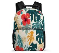 TPISLI Mochila Hojas Niño Niña 8-12 Años Mochila Infantil Planta Tema Cursos 1-3 School Bag, Detalles de Fieltro Espalda Acolchada Ocio Actividades