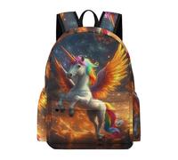 TPISLI Mochila Horse Illustration Escolar Niña 7-10 Años Mochilas Primaria Niño con Animal Horse, Mochila Infantil Ligera para Colegio Y Viajes