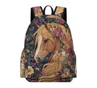 TPISLI Mochila Horse Instituto para Adolescentes Chico, Mochilas Escolares Juveniles 9 A 13 Años con Animal Illustration, Mochilas Niña para Viagem, Diário, Escolar