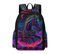 TPISLI Mochila Horse Motif Escolar para Niñas Adolescentes - Mochilas Animal Pattern Colegio Chicas 7-13 Años Mochilas Escolares Casual
