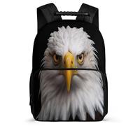 TPISLI Mochila Infantil Águila de Cabeza Blanca Backpack Mochila Con Tema de Pájaros Escolar Niño Y Adolescente Mochilas De Viaje Cintas Ajustables Regalos