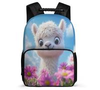 TPISLI Mochila Infantil Alpaca para Niño Niña 7-11 Años, Mochila Colegio Animal Llama Escolar, School Bag, Tejido 1680D, Detalles de Fieltro, Colegio Viaje