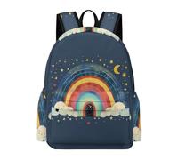TPISLI Mochila Infantil Arcoíris 1º-3º Curso Niño y Niña Mochila Escolar Colorido 7-11 Años Mochila de Gran Capacidad, Bookbag para Excursión Paseo y Vuelta al Cole
