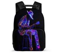 TPISLI Mochila Infantil Backpack Mochila Caballo Paisaje de amor Escolar Niño Y Adolescente Mochilas De Viaje Con Baloncesto en llamas Cintas Ajustables Regalos