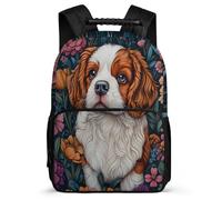 TPISLI Mochila Infantil Bonito Shih Tzu Cachorro Escuela Primaria para Escolares, Mochila Escolar Animal Perro Colegio, Daypack, Tejido 1680D, Detalles de Fieltro, Colegio Viaje