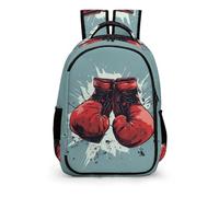 TPISLI Mochila Infantil, Boxeo Mochilas Niño Para La Primaria Secundaria, Lindo Mochila Escolar De Estilo Boxeo GAmors Para Niños, 8-16 Años