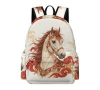 TPISLI Mochila Infantil Caballo Estudiantes 10-15 Años Mochila Colegio Caballo Escolares Secundaria School Bag Cómoda Ligera Diario y Viaje Outdoor Uso Diario