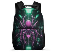 TPISLI Mochila Infantil Cyberpunk Estilo para Chicos Chicas Escuela Primaria Mochila Colegio Araña 6-11 Años Backpack, Tejido 1680D Espalda Acolchada Viaje Uso Diario