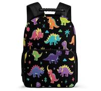 TPISLI Mochila Infantil Dinosaurs para Niños 8-12 Años Mochila Infantil Animales Cursos 3-5 Daypack, Tejido 1680D Detalles de Fieltro Ocio Actividades