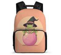 TPISLI Mochila Infantil Divertido Rana Primaria para Chicos Chicas Mochila Animal 7-11 Años Daypack, Espalda Acolchada Asa Reforzada Ocio Actividades