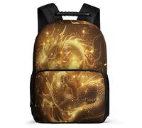 TPISLI Mochila Infantil Dragón para Niñas Escuela Primaria Mochila Chinese Estilo 7-11 Años School Bag, Tejido 1680D Resistente Ligera Vuelta al Cole