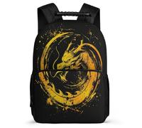 TPISLI Mochila Infantil Dragón Patrón para Niña Niño 8-12 Años Mochila Infantil Chinese Estilo Cursos 1-3 School Bag, Asa Reforzada Bolsillos Laterales Regalo Cumpleaños