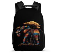 TPISLI Mochila Infantil Estampado de Bonito Elefante para Niños 5-10 Años, Mochila Colegio Animal Escolar, Backpack, Resistente, Bolsillos Laterales, Viaje Uso Diario