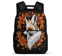 TPISLI Mochila Infantil Estampado de Zorro para Chicos Chicas 8-12 Años, Mochila Colegio Diseño de Animal Escolar, Bookbag, Tejido 1680D, Detalles Fieltro, Colegio Viaje