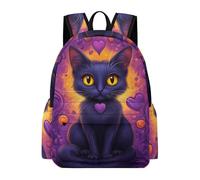 TPISLI Mochila Infantil Estampado Gato 1º-3º Curso Niño y Niña Mochila Escolar Motivo Gatito 7-11 Años Mochila de Gran Capacidad, Bookbag para Excursión Paseo y Vuelta al Cole