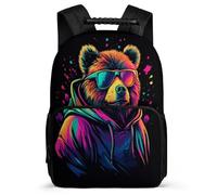 TPISLI Mochila Infantil Fashion Panda Estampado Chicos Chicas 7-12 Años Mochila Escolar Animal Motivo Cursos 2-4 Backpack, Asa Reforzada Resistente Ligera Vuelta al Cole
