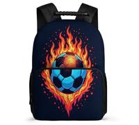 TPISLI Mochila Infantil Fútbol para Niño Niña 6-11 Años Mochila Balón de Fútbol Colegio Daypack, Espalda Acolchada Detalles de Fieltro Viaje Uso Diario