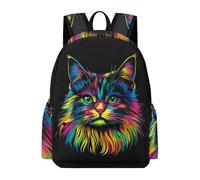 TPISLI Mochila Infantil Gatito para Niñas y Niños 8 Años Mochila Primaria Animal Gato Mochilas Escolares Resistentes, School Backpack para Vuelta al Cole y Excursión