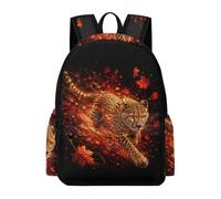TPISLI Mochila Infantil Guepardo Estudiantes Colegio Mochila Animal Guepardo Escolares 8-12 Años Daypack Moderna Durable Deporte Outdoor Uso Diario Viaje Excursión