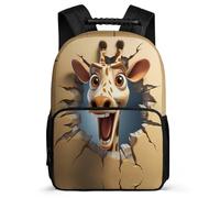 TPISLI Mochila Infantil Jirafa Backpack Mochila Con Animal 3D Escolar Niño Y Adolescente Mochilas De Viaje Cintas Ajustables Regalos
