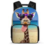 TPISLI Mochila Infantil Jirafa Cursos 2-4 para Niña Niño Mochila Infantil Lindo Animal 7-11 Años Daypack, Asa Reforzada Resistente Ligera Regalo Cumpleaños