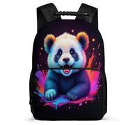 TPISLI Mochila Infantil Kawaii Panda Cursos 1-3 para Niñas Mochila Escolar Animal Panda 5-10 Años Bookbag, Espalda Acolchada Resistente Ligera Navidad Escuela