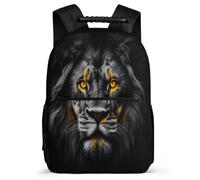 TPISLI Mochila Infantil León Diseño para Niño Niña 5-10 Años Mochila Infantil Animal Estampado Cursos 2-4 School Bag, Tejido 1680D Bolsillos Laterales Viaje Uso Diario
