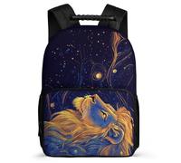 TPISLI Mochila Infantil León Estampado Cursos 3-5 para Estudiantes Mochila Escolar Animal León 5-10 Años School Bag, Tejido 1680D Bolsillos Laterales Vuelta al Cole