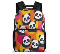 TPISLI Mochila Infantil Lindo Pandas para Chicos Chicas 6-10 Años Mochila Infantil Panda Primaria Bookbag, Tejido 1680D Resistente Ligera Vuelta al Cole