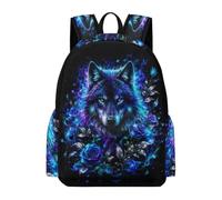 TPISLI Mochila Infantil Lobo Niños 7-11 Años Mochila Colegio Animales Lobos Niñas Primaria Daypack Ligera Resistente Vuelta al Cole Uso Diario Excursión Colegio
