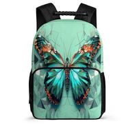 TPISLI Mochila Infantil Mariposa Cursos 2-4 para Niña Niño Mochila Colegio Mariposa Diseño 6-10 Años Daypack, Espalda Acolchada Detalles de Fieltro Excursiones Cortas