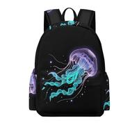 TPISLI Mochila Infantil Medusa Chica Clase 4 Mochila de Vida Marina Niñas Primaria Bolsa Escolar Moderna Durable Regalo Escolar Outdoor Colegio Uso Diario Excursión