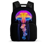 TPISLI Mochila Infantil Medusa Motivo para Escolares 6-10 Años Mochila Infantil Vida Marina Cursos 3-5 School Bag, Espalda Acolchada Detalles de Fieltro Ocio Actividades