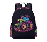 TPISLI Mochila Infantil, Mochila Escolar Para Niños Mochila Escolar De Tractor En 3D Mochilas Estampado de Coche Mochila Estampado Mochila Bolsa De Viaje